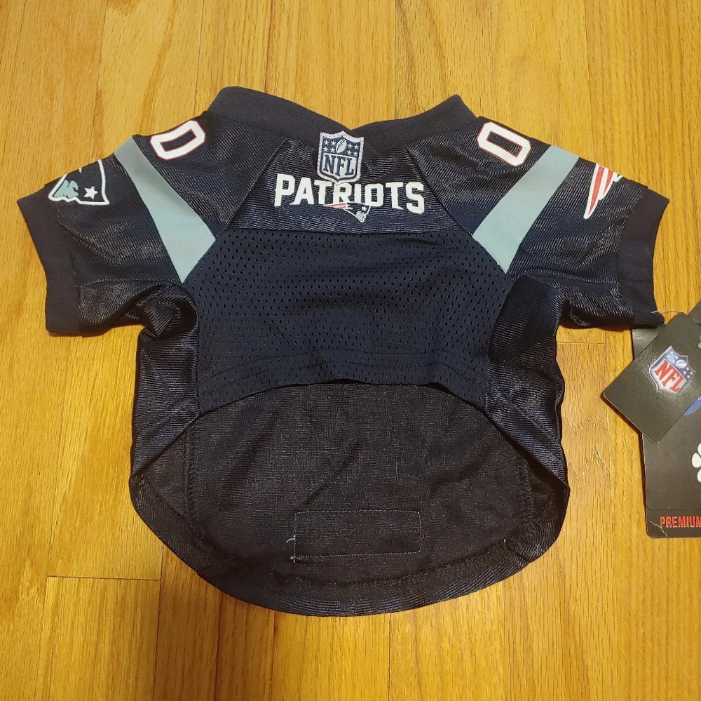 SMALL Dog Licensed Gear New England Patriots Pet Premium Football Jersey